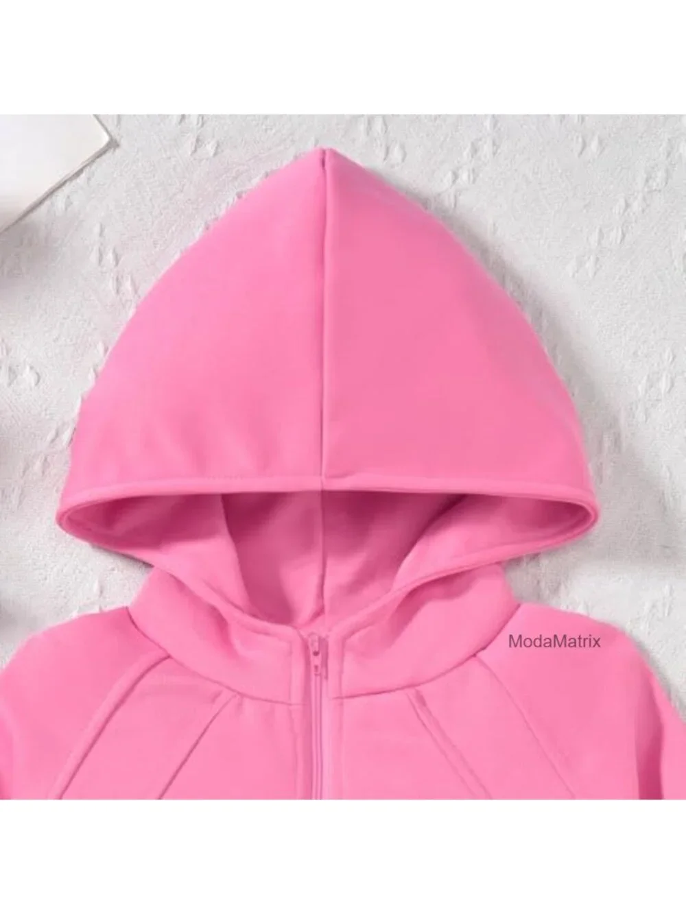 Girls Athletic 2-Piece Hoodie Sweatsuit Set with Pockets